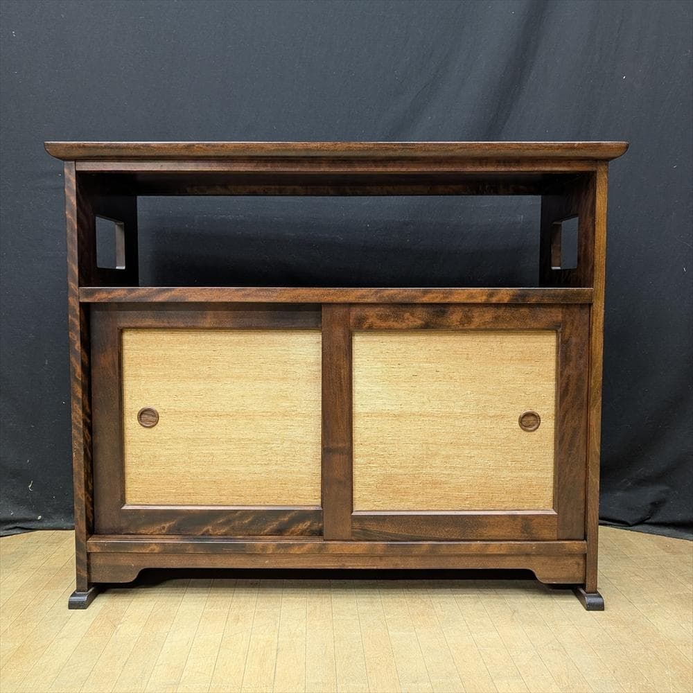 九州民芸家具　茶棚　飾り棚　茶箪笥　サイドボード　キャビネット　リビングボード