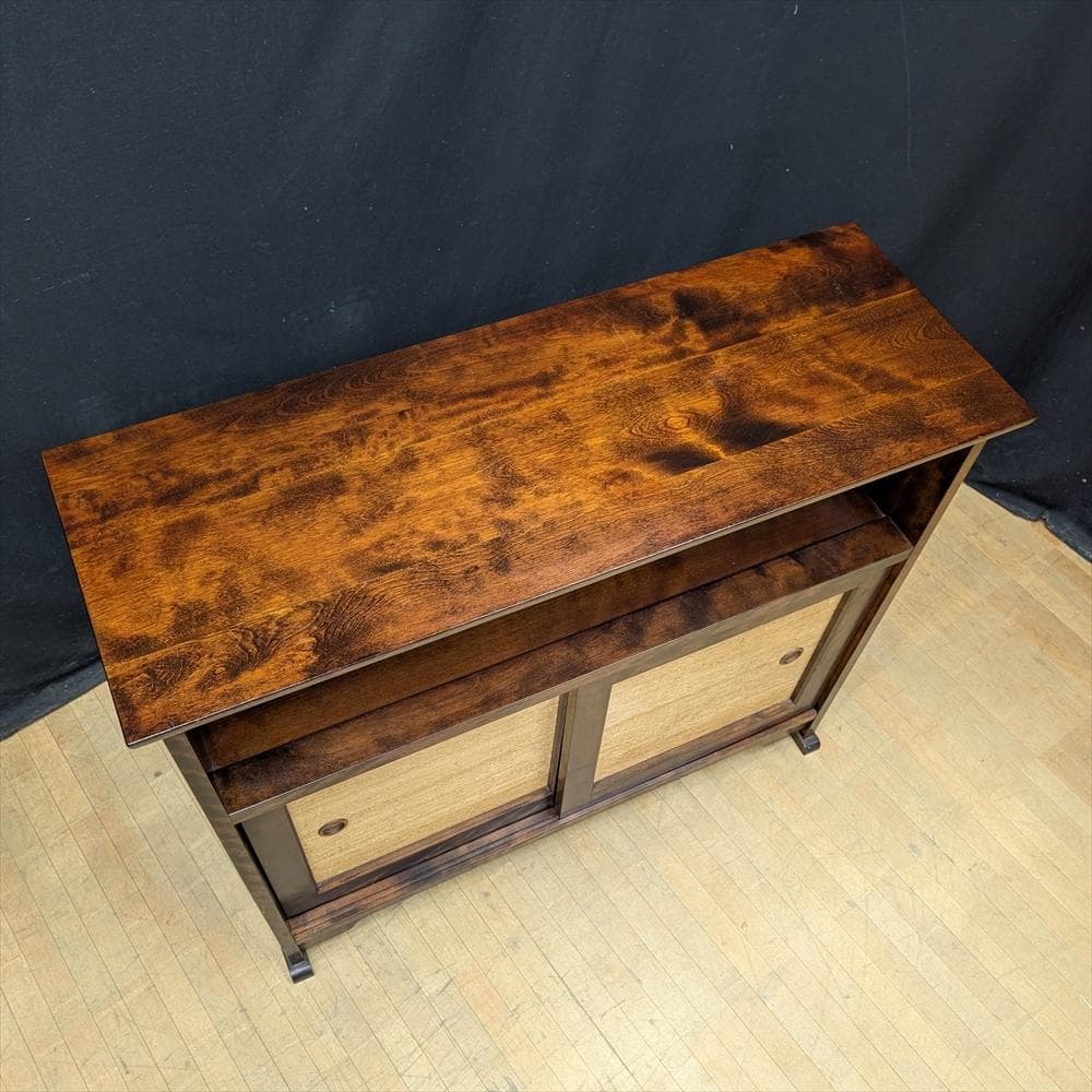 九州民芸家具　茶棚　飾り棚　茶箪笥　サイドボード　キャビネット　リビングボード