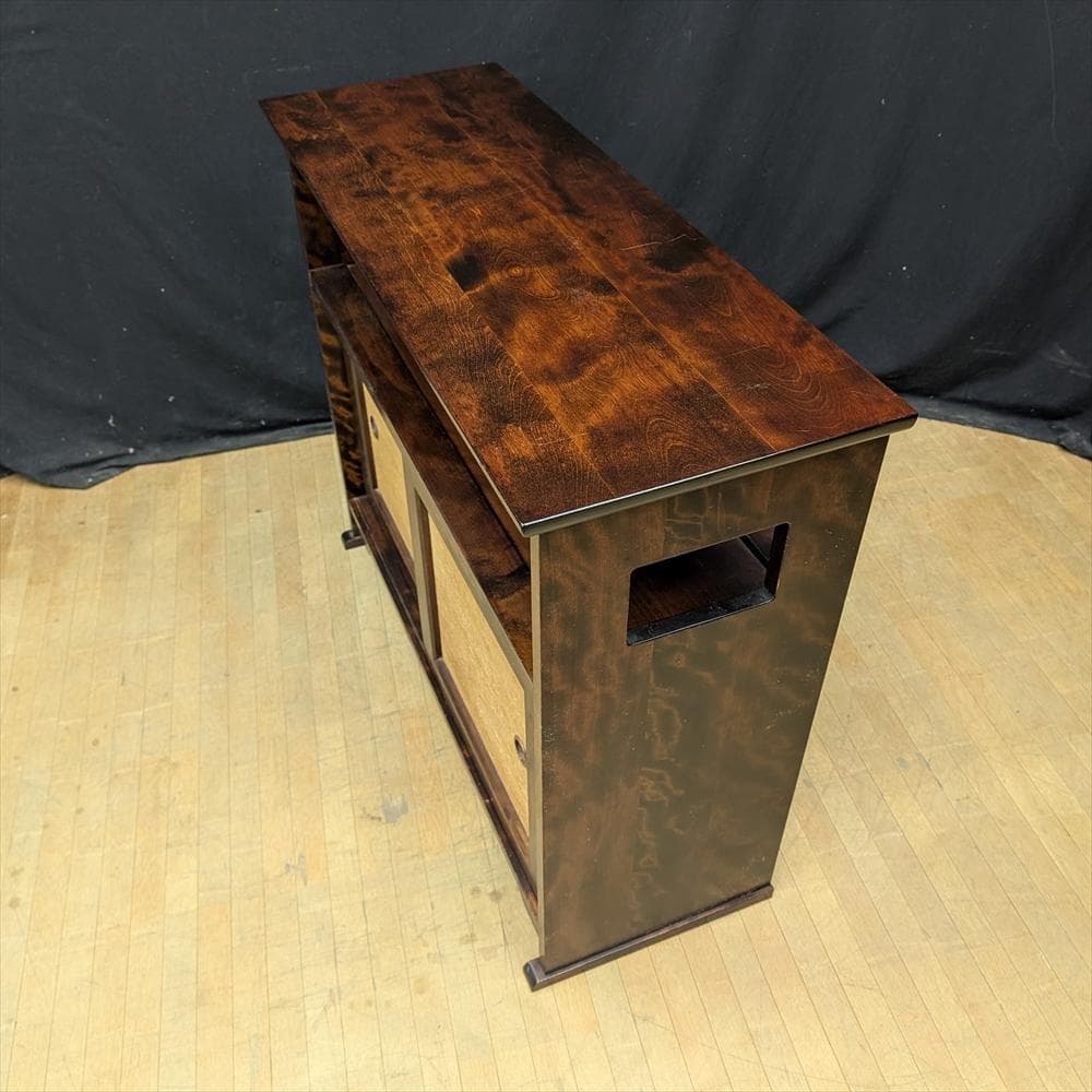 九州民芸家具　茶棚　飾り棚　茶箪笥　サイドボード　キャビネット　リビングボード