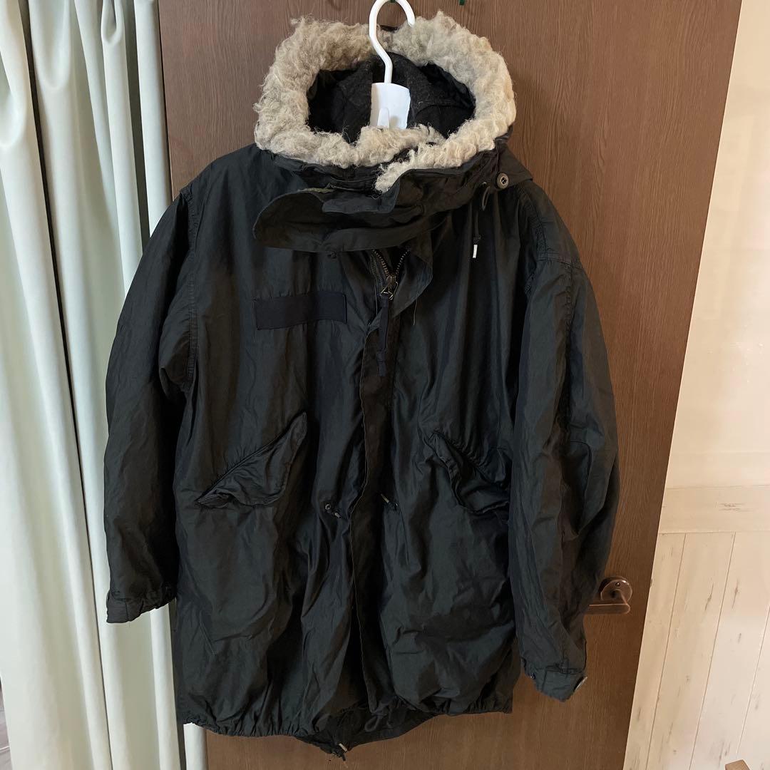 70's 後染め m-65 フルセット フィッシュテール　黒染め　オーバーダイ