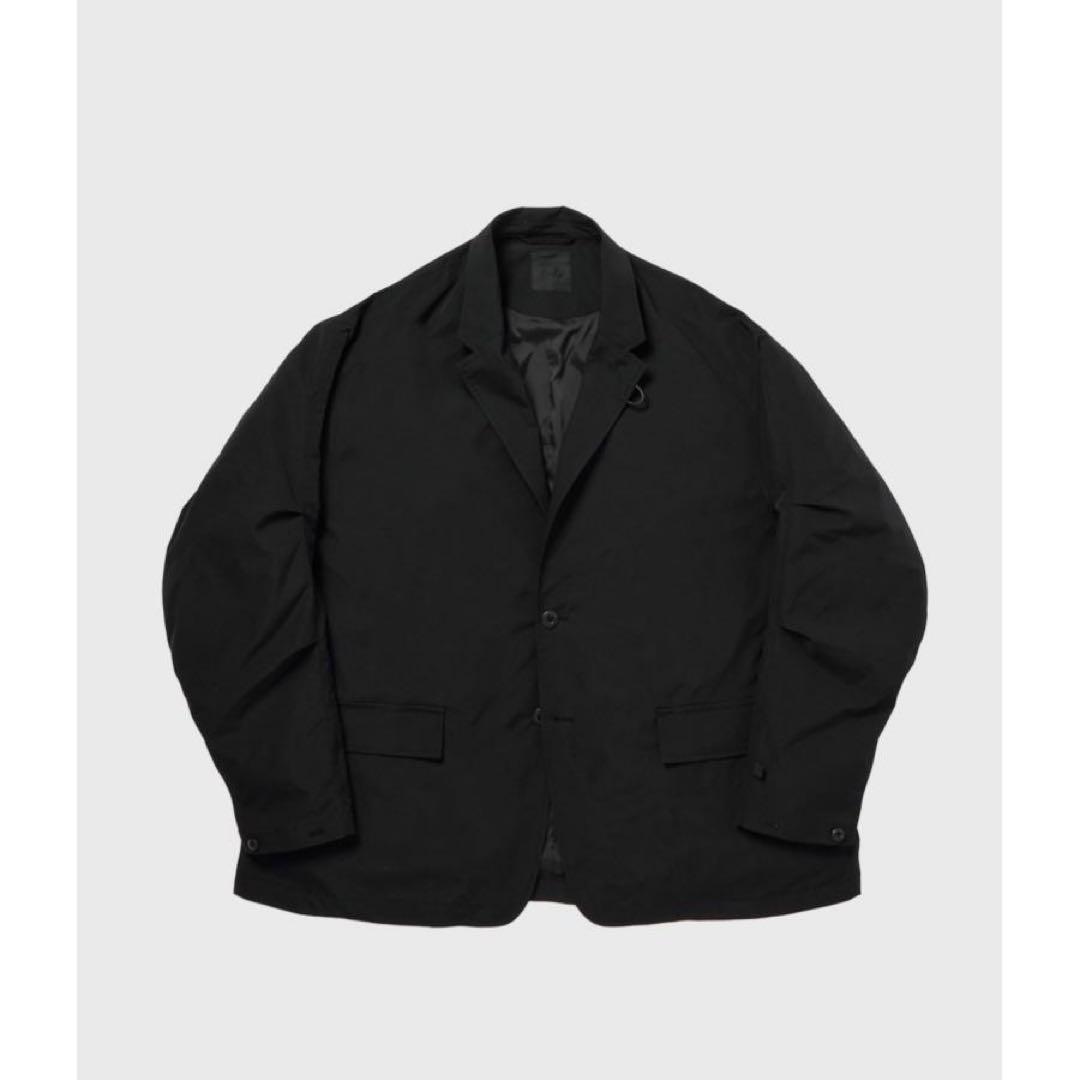 TECH LOOSE 2B JACKET RIPSTOP BLACK S 未使用