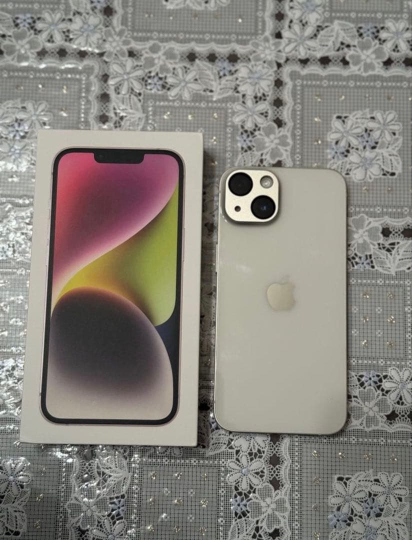 【限定価格】【美品】iphone14 128gbスターライト