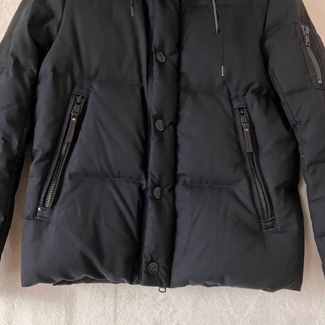 nano universe☓西川ダウン ダウンジャケット ブラック Sサイズ