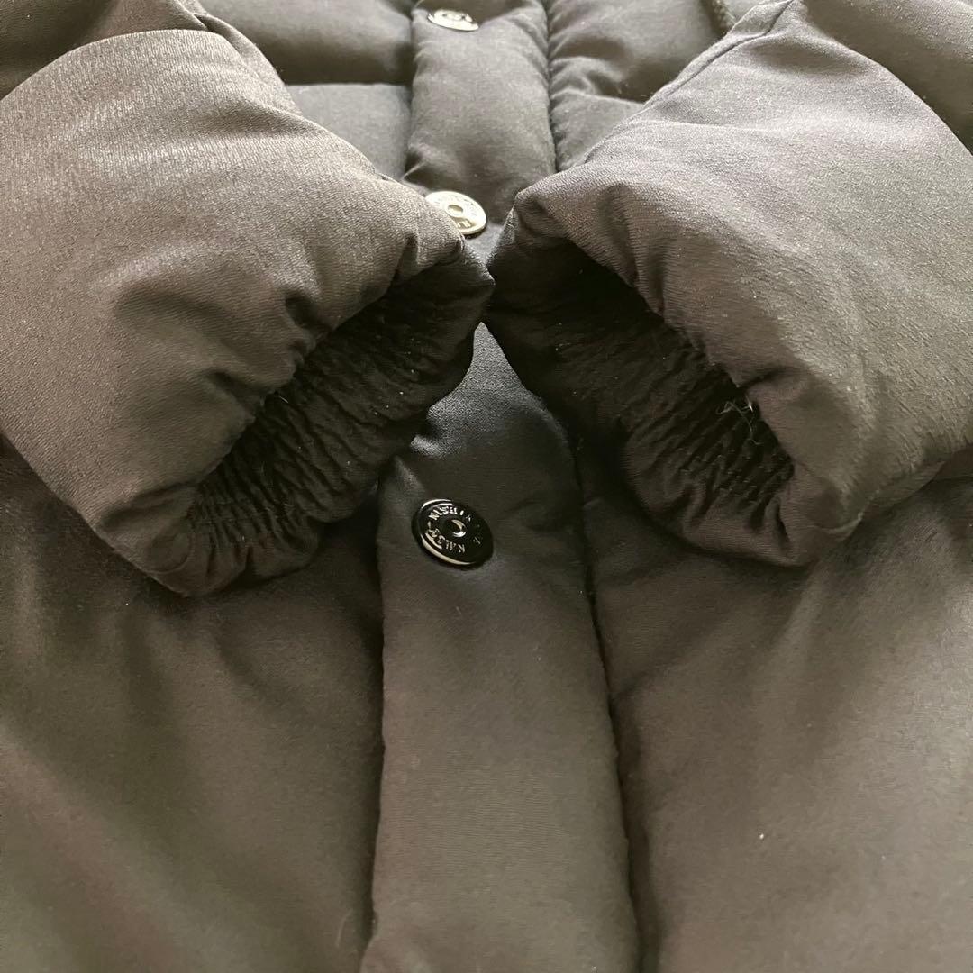 nano universe☓西川ダウン ダウンジャケット ブラック Sサイズ