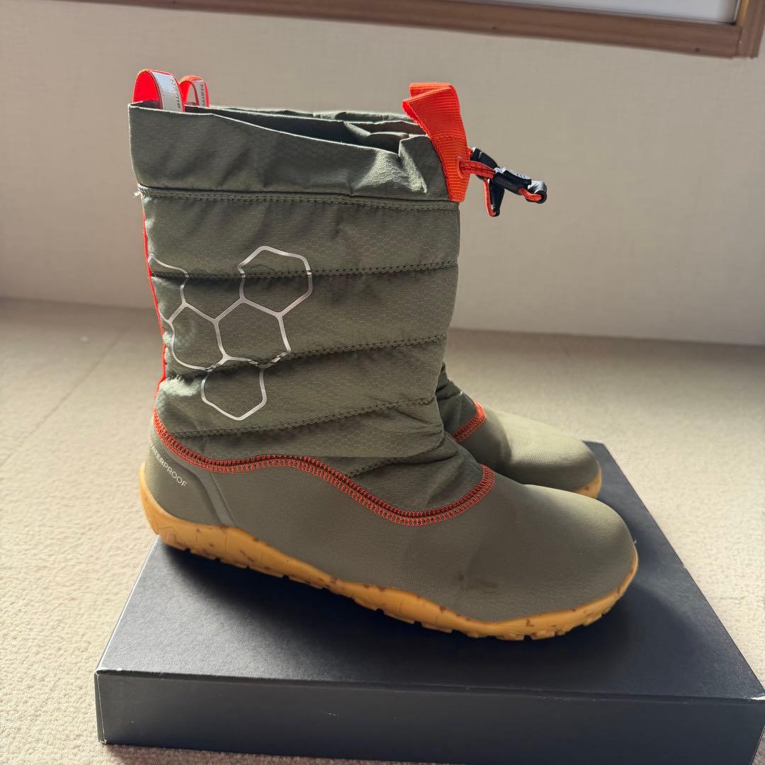VIVOBAREFOOT スノーブーツ オリーブグリーン