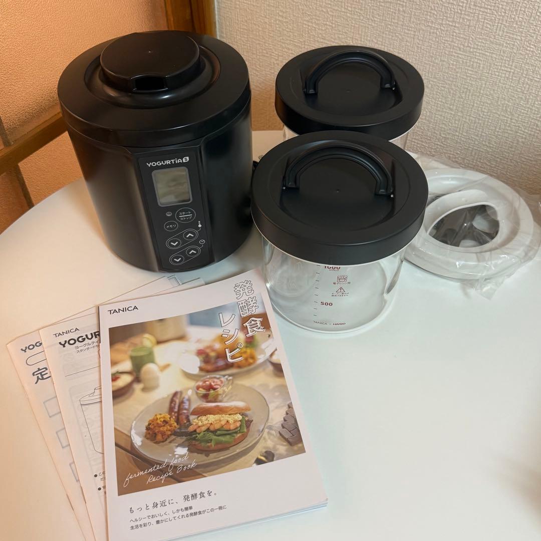 TANICA ヨーグルトメーカー ブラック