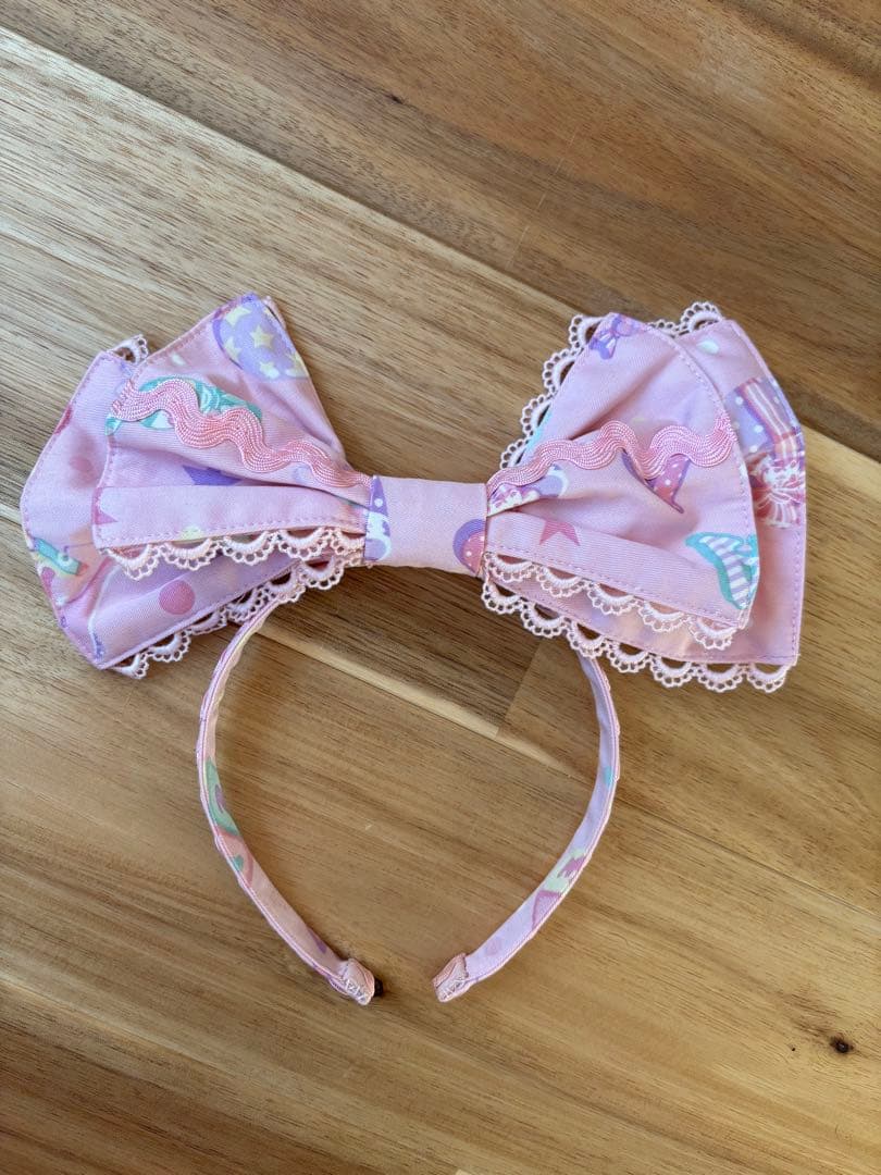 Angelic Pretty TOY PARADEリボンカチューシャ　ピンク