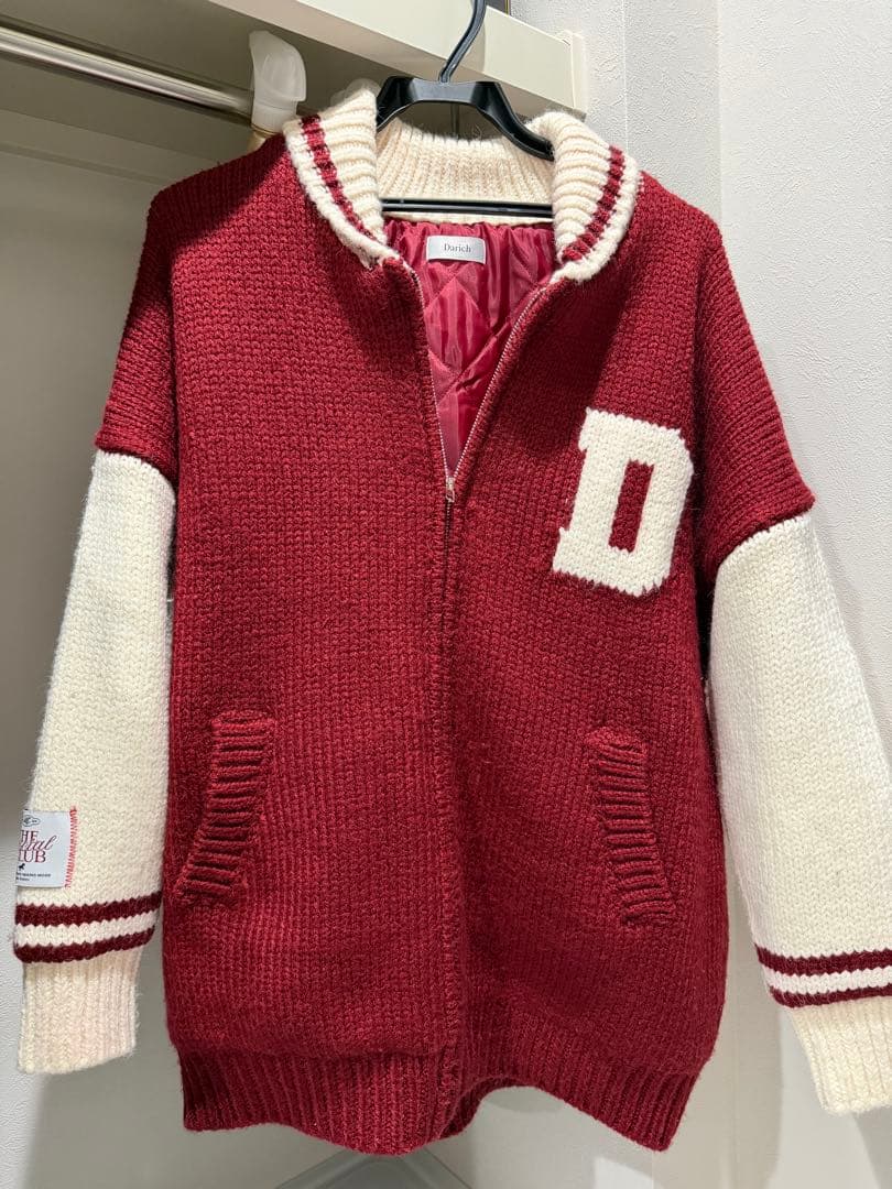 ダーリッチ　THE Social CLUBニットブルゾン