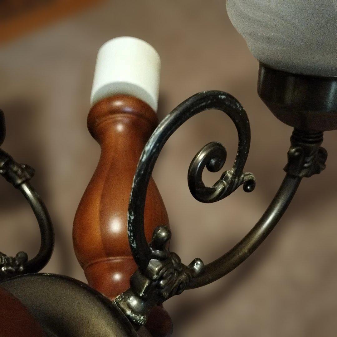 KISHIMA フリルランプ 5灯 シャンデリアGEM-859C キシマ