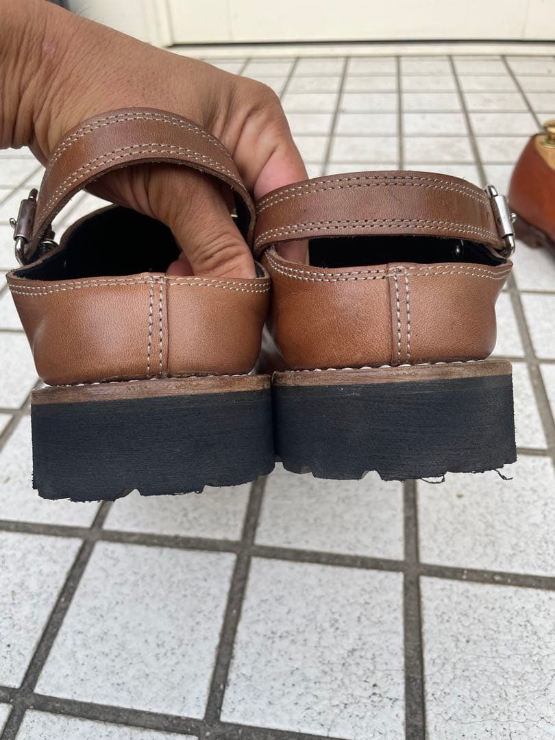 定価9万極美品⭐︎Portaille ポルタユ レザー2way サボ 41.5