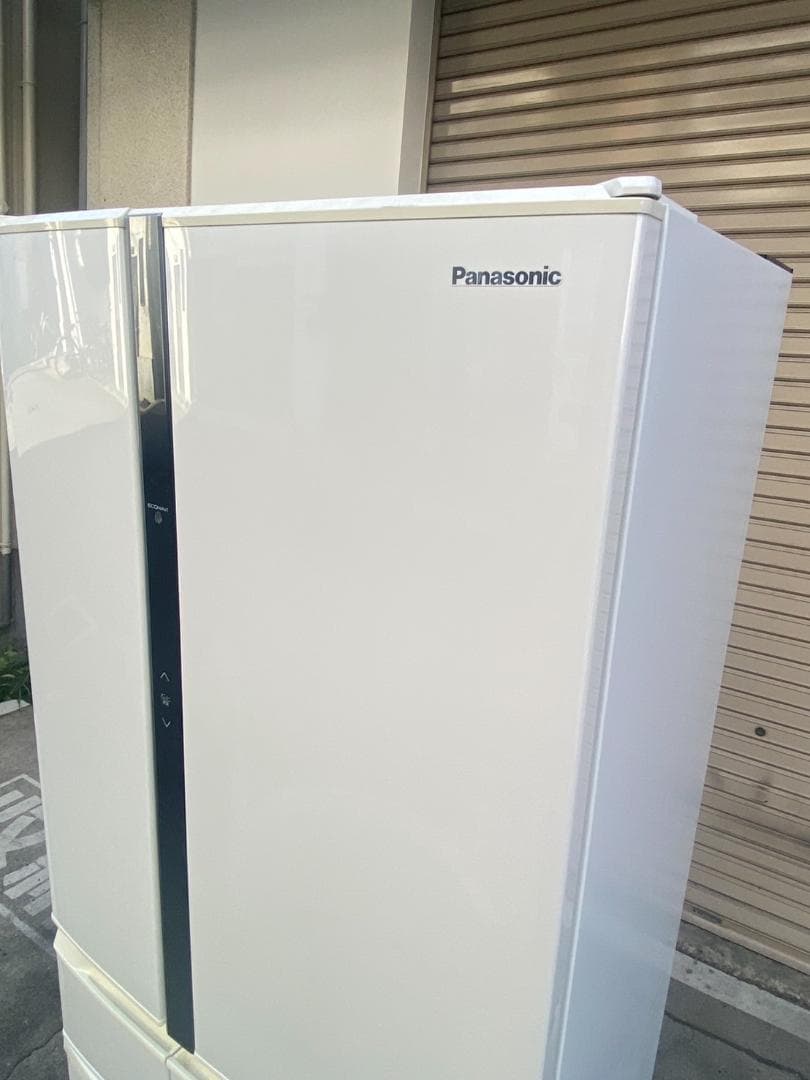 A666♠️パナソニック 6ドア冷凍冷蔵庫「NR-FVF453-W」451L