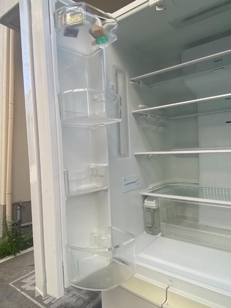 A666♠️パナソニック 6ドア冷凍冷蔵庫「NR-FVF453-W」451L