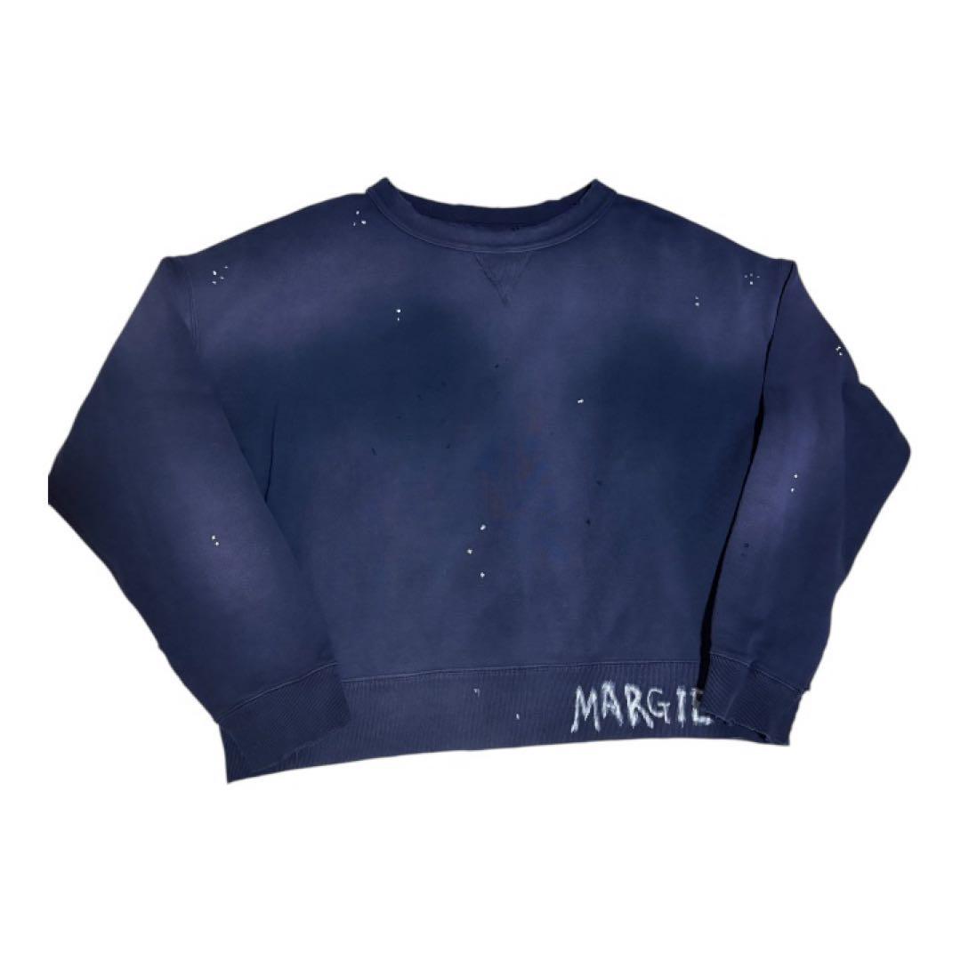 MAISON MARGIELA 24ss ペイント加工 ヴィンテージスウェット
