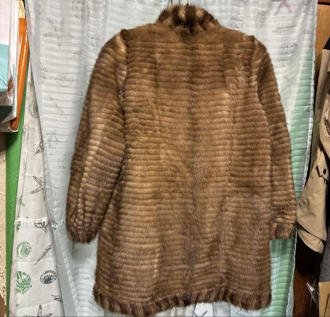 ミンク　ハーフコート　リアルファー