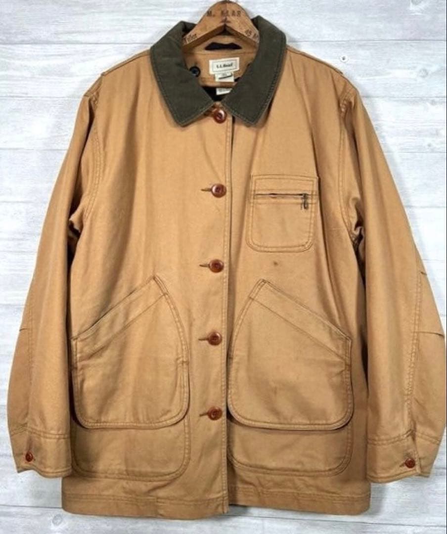 エルエルビーン L.L.BEAN ハンティングジャケット ベージュ 茶 90s