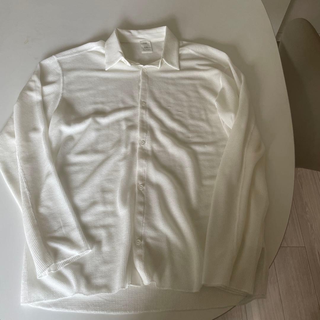 seya. ホワイト 長袖シャツ2025ss
