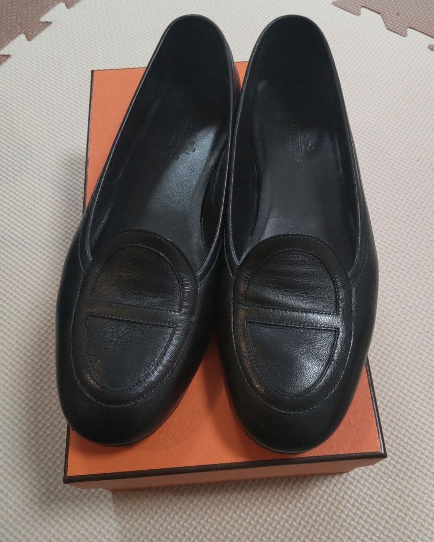 エルメス モカシン《ジュリア》37 黒