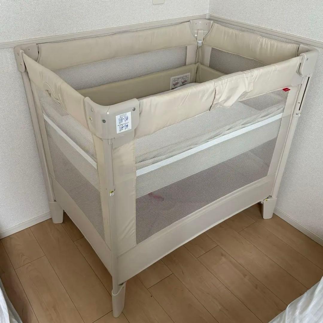 Aprica アップリカ ココネルエアー ベビーベッド ベビーサークル 折り畳み