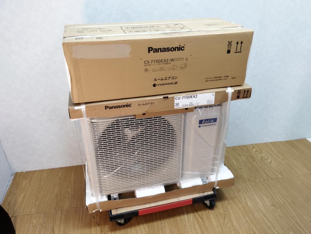 K★080 パナソニック エアコン エオリア CS-715DEX2-W 未使用品