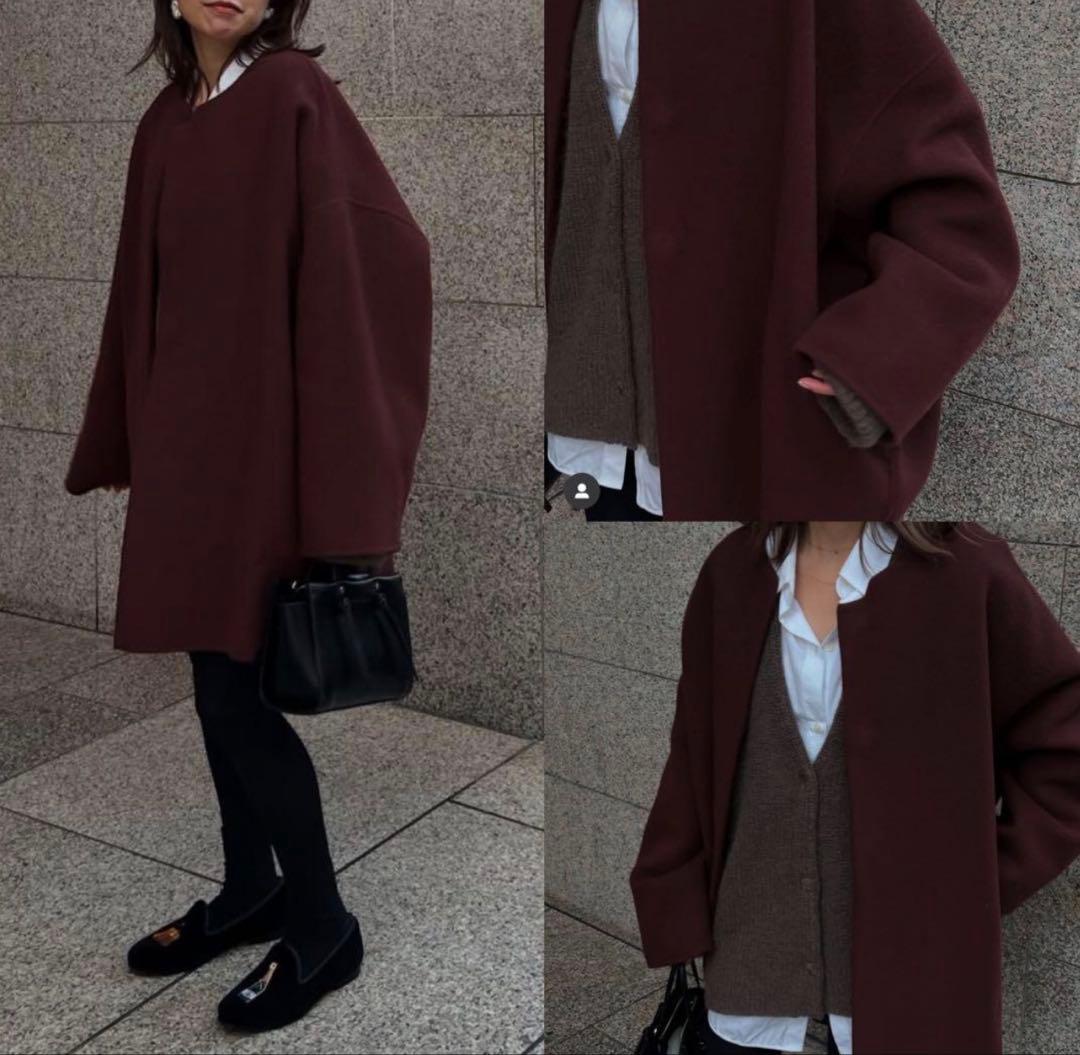 ETRE TOKYO ウールリバーコクーンコート