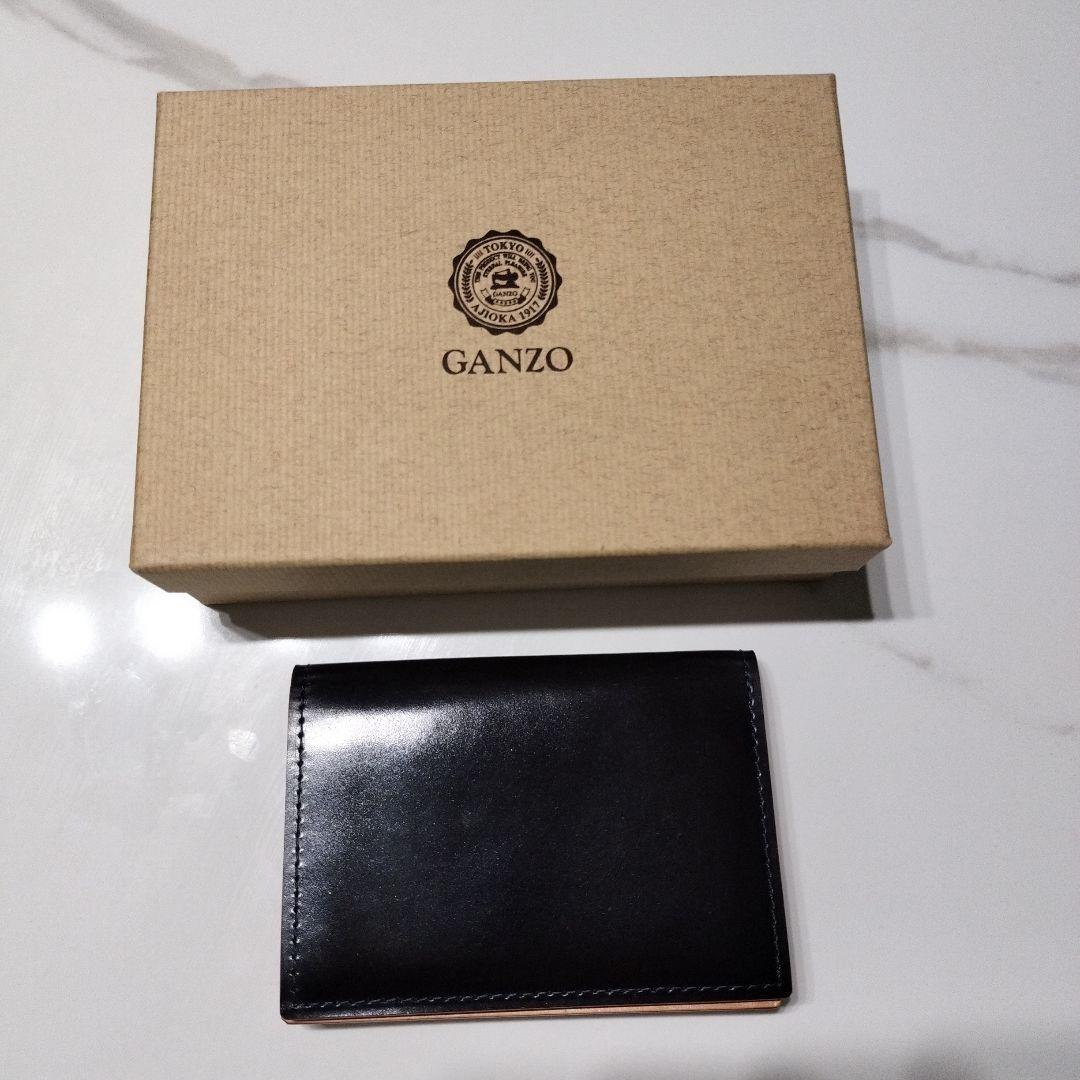 【GANZO】CORDOVAN 通しマチ名刺入れ