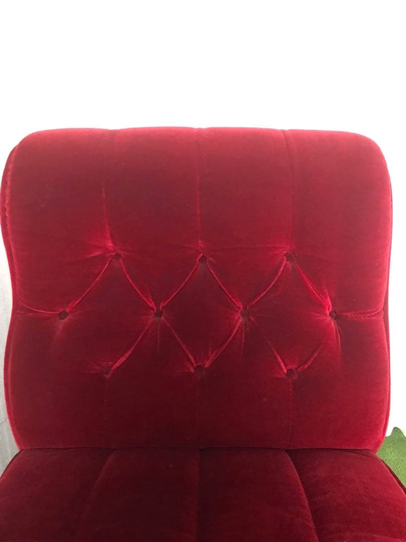 ソファー ベロア 1人掛け アンティーク ヴィンテージ 別注品