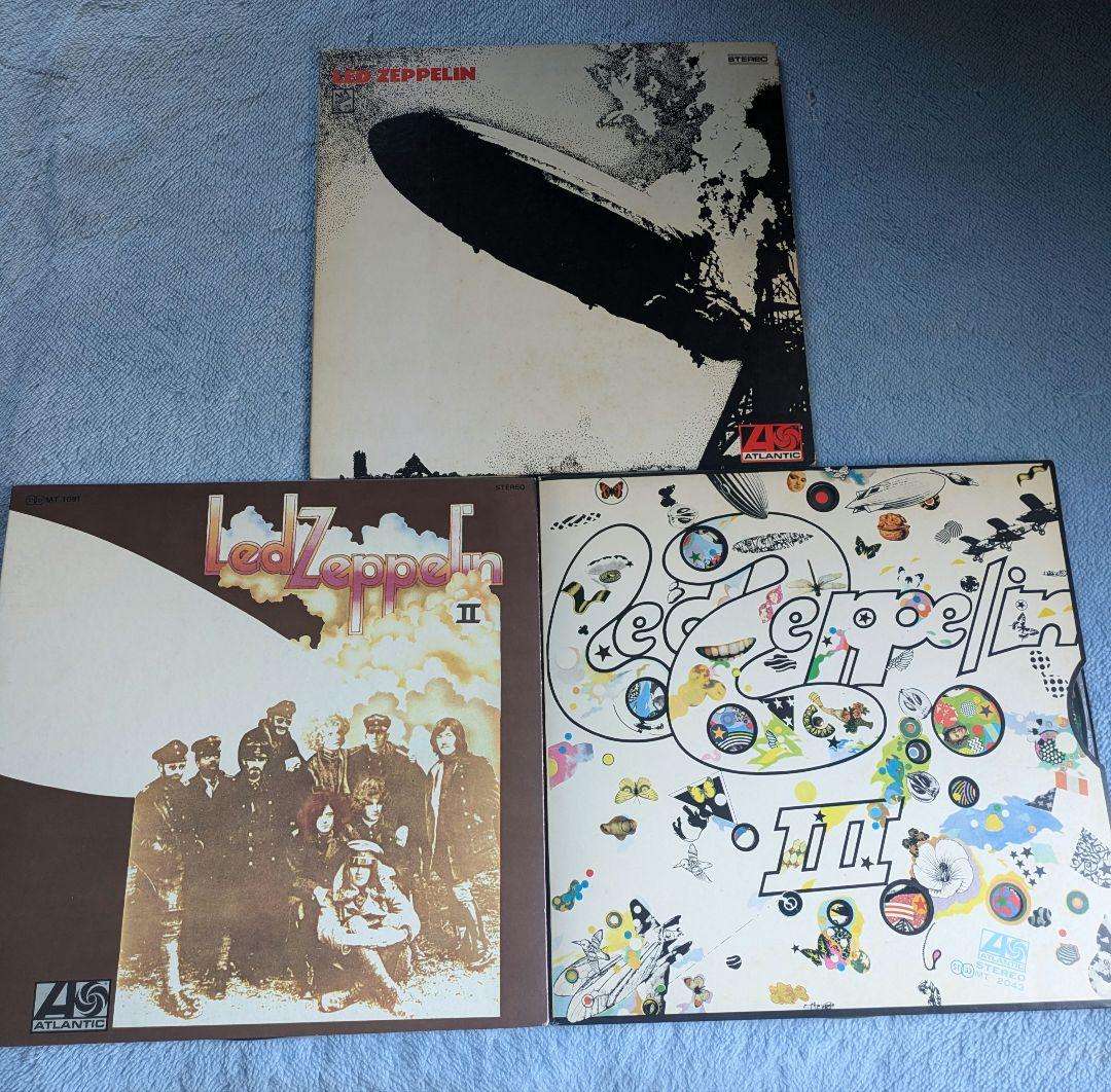 レッド・ツェッペリン アルバムLP3枚セット