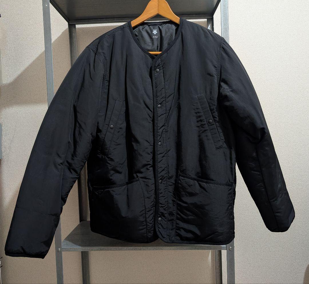 極美品　DESCENTE　デサント　ddd ノーカラージャケット　Lサイズ