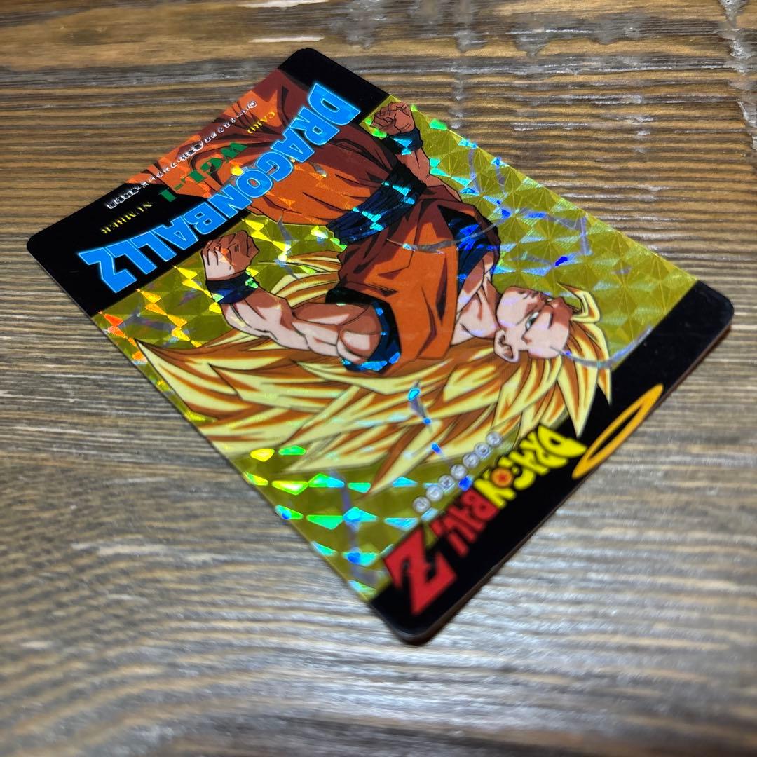 レア美品Vintage1995 ドラゴンボールZ キラカード アマダ WGL-1