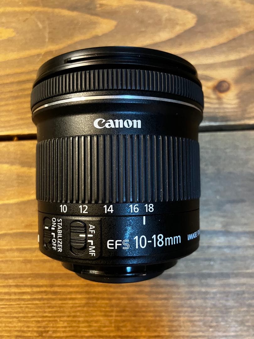 Canon EF-S 10-18mm F/4.5-5.6 極美品　軽量自撮り配信