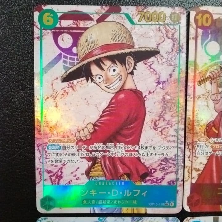 ルフィ ロジャー エース サボ シークレット パラレル ４枚 ワンピースカード
