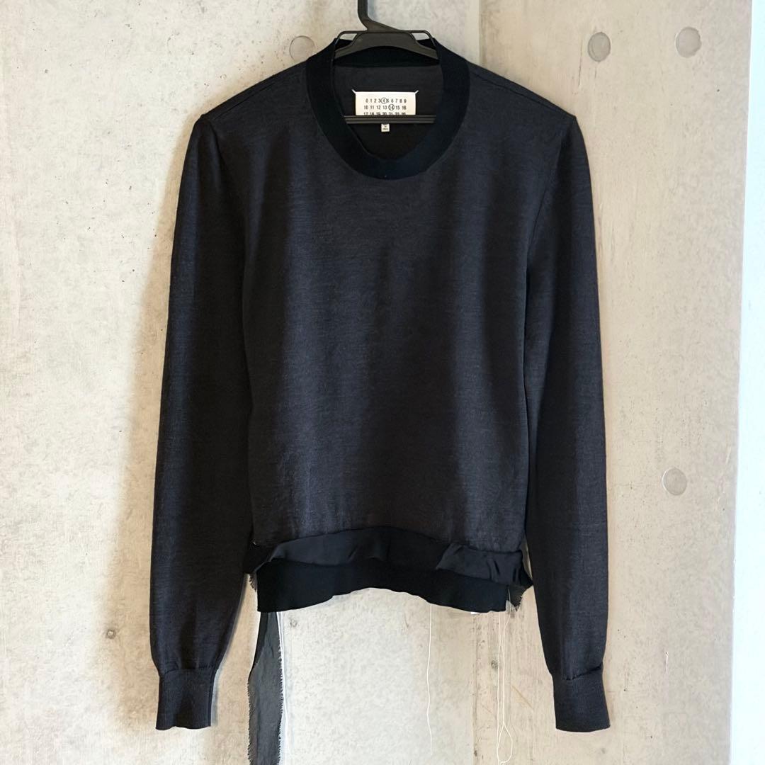 週末価格　Maison Margiela Knit 22AW dark gray