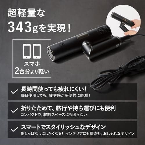 ハナサク ドライヤー ヘアドライヤー 速乾 軽量 美髪 大風量 美容室 マイナA