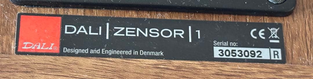 【shop arioso 様限定】DALI スピーカー　ZENSOR 1