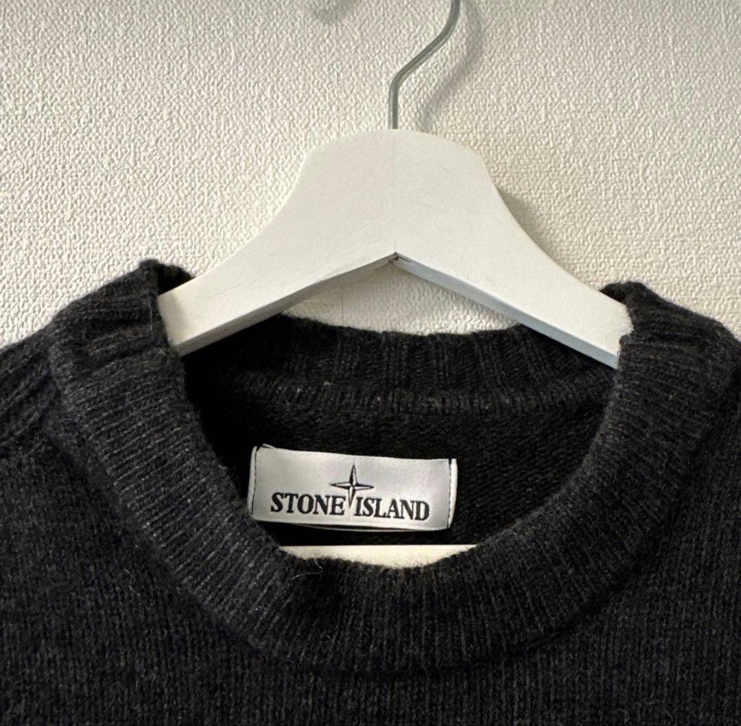 STONE  ラムウール クルーネック ニット セーター