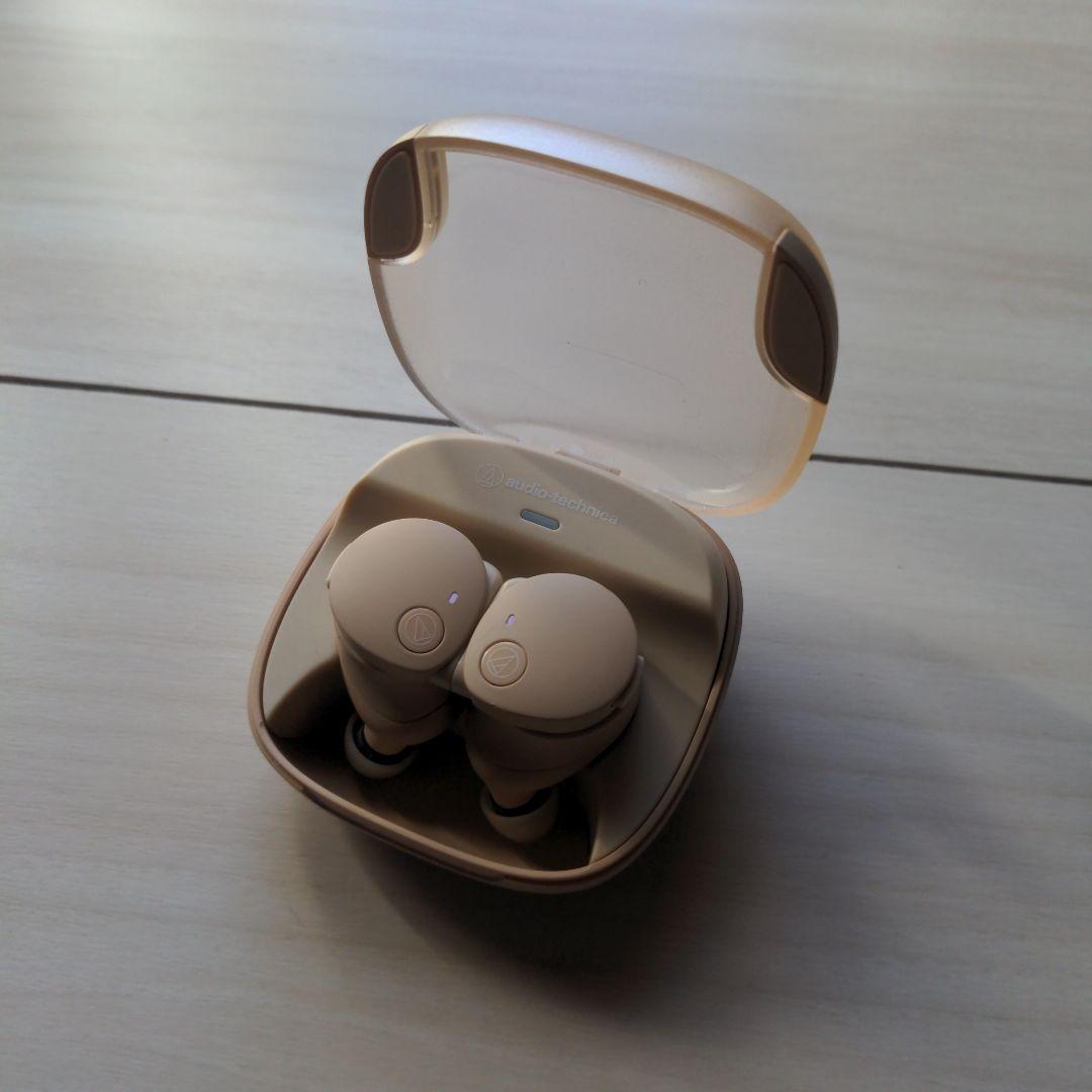 ひ*み様 ATH-CKS50TW2 ワイヤレスイヤホン ベージュ