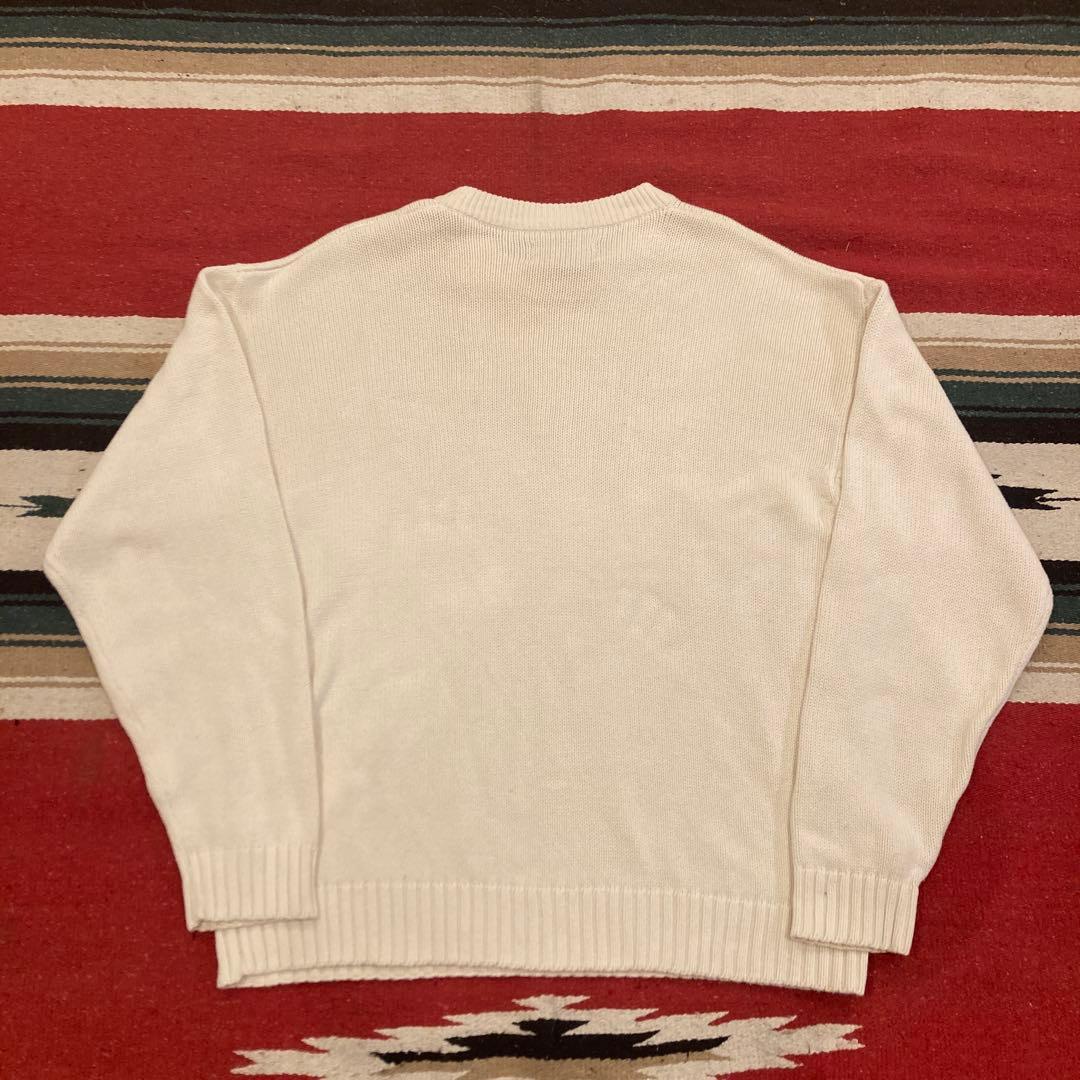 eddie bauer エディバウアー　80s コットンニット　Lサイズ 美品