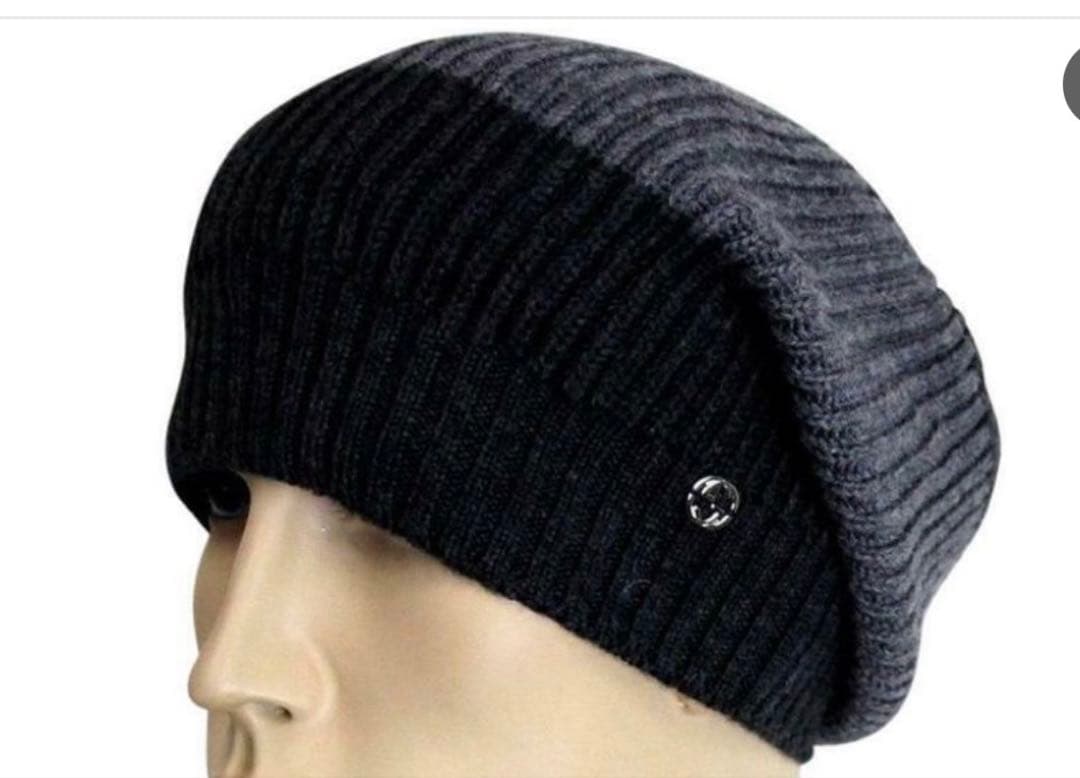 専用GUCCI Wool Beanie Hat w/Interclocking