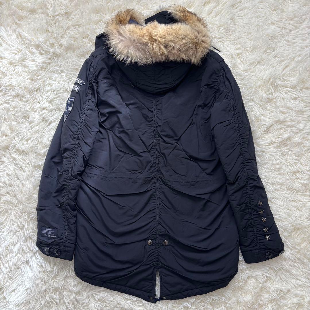 【定価9万】SOPH uniform experimentファー付モッズコート