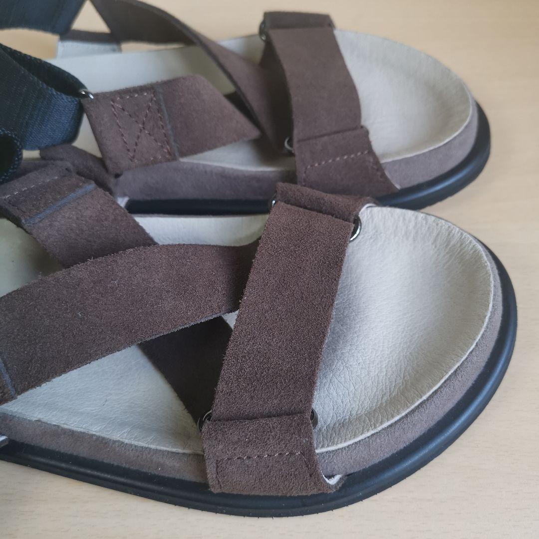 スティルバイハンド スエードストラップ サンダル　ブラウン　GD01222