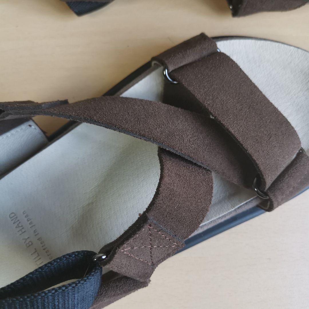 スティルバイハンド スエードストラップ サンダル　ブラウン　GD01222