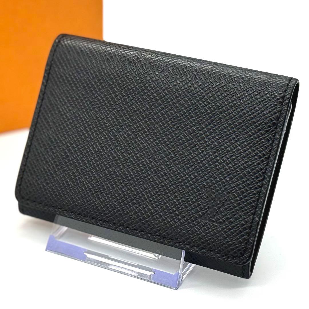 【極美品】ルイヴィトン アンヴェロップ カルトドゥヴィジット タイガ 名刺入れ