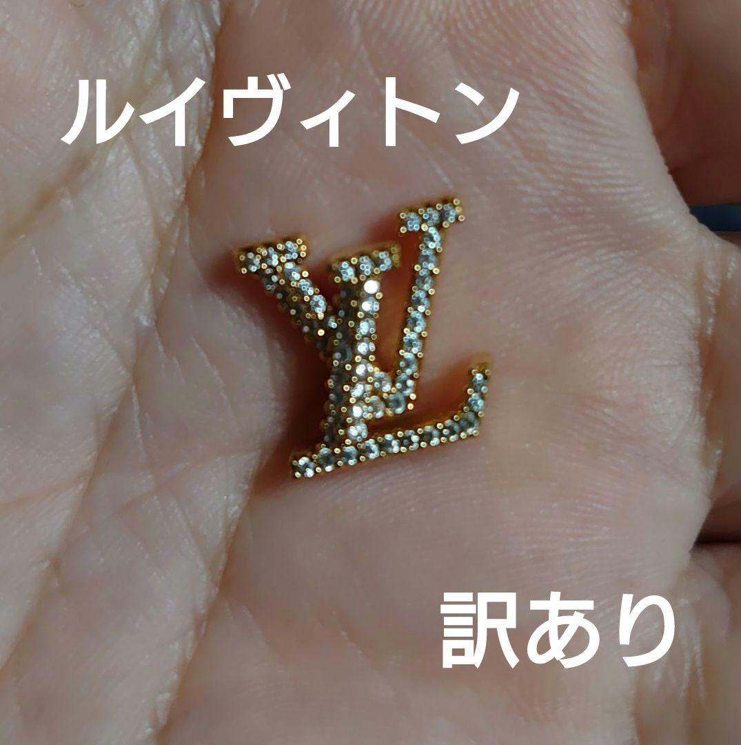 LVロゴ クリスタルピアス(片耳用)