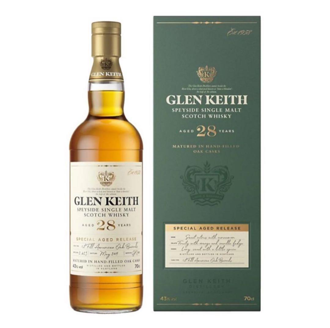 【新品未開封】グレンキース　GLEN KEITH 28年