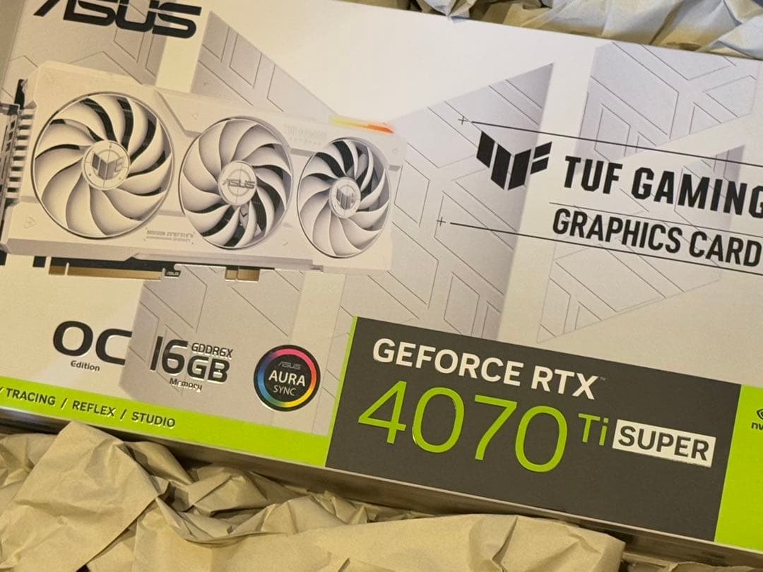 グラフィックボード・グラボ・ビデオカード ASUS RTX 4070 Ti SUPER BTF