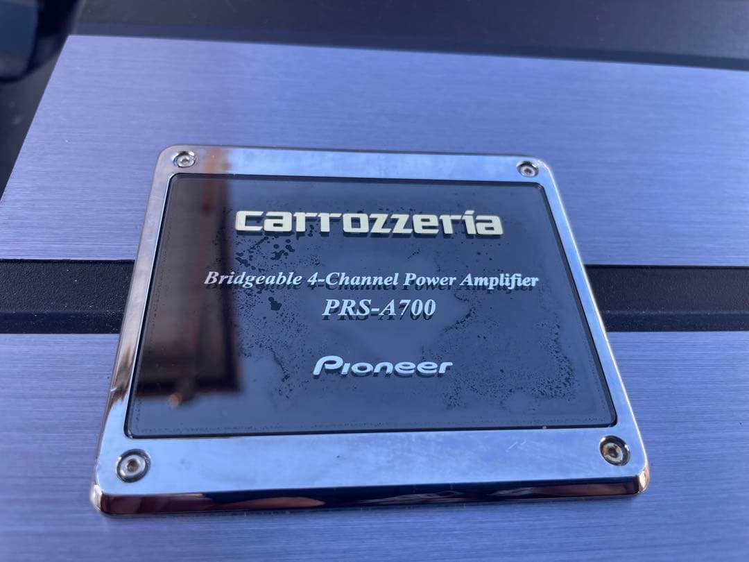 カロッツェリアブリッジャブル4チャンネルパワーアンプPRS-A700