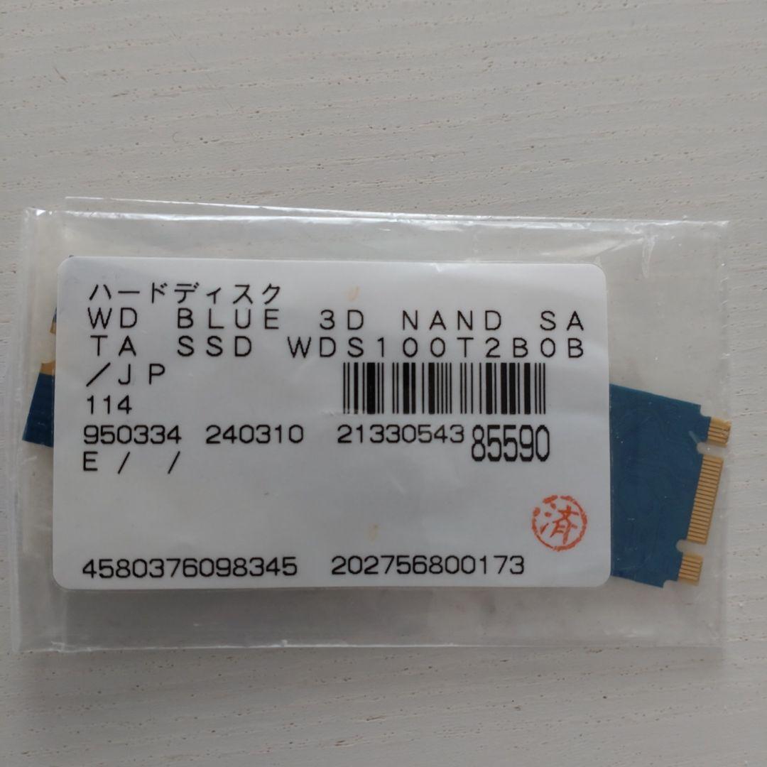 内蔵型SSD WD BLUE 3D NAND SATA SSD 1TB M.2 2280