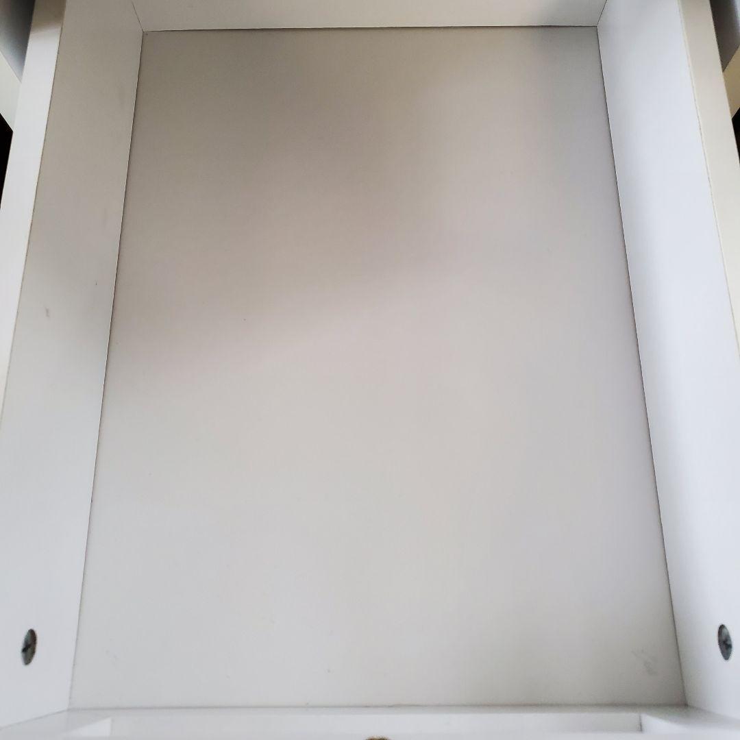 送料込み佐藤産業ANRI デスクドレッサー ホワイト(1/2 ドレッサーのみ)