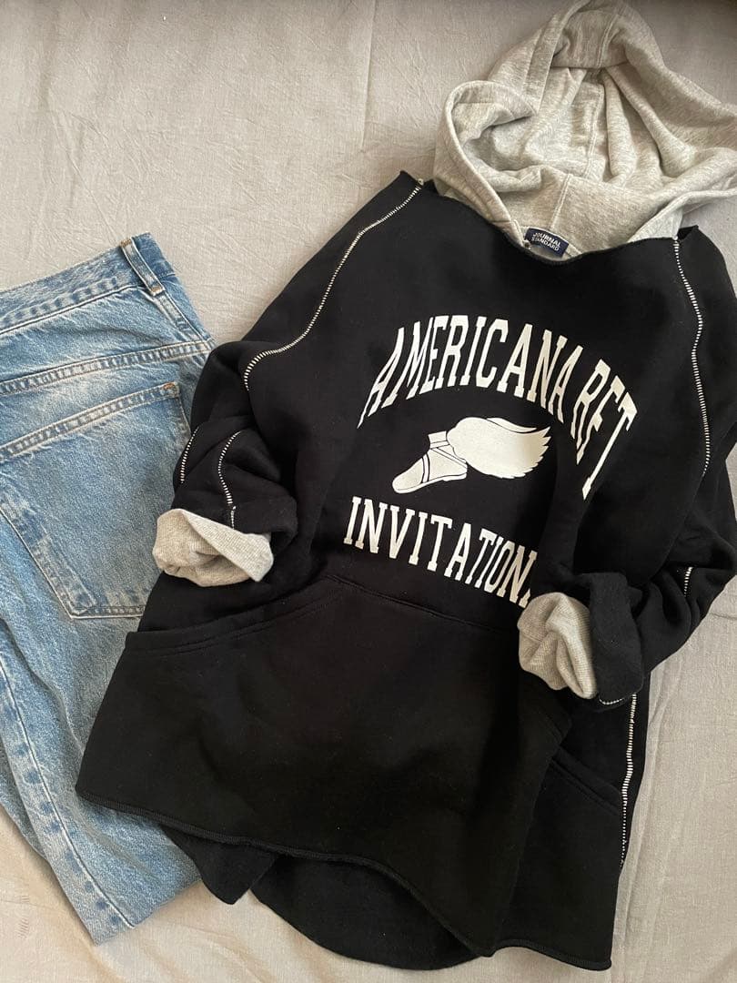 新品未使用タグ付AMERICANA アメリカーナ 裏起毛 スウェット