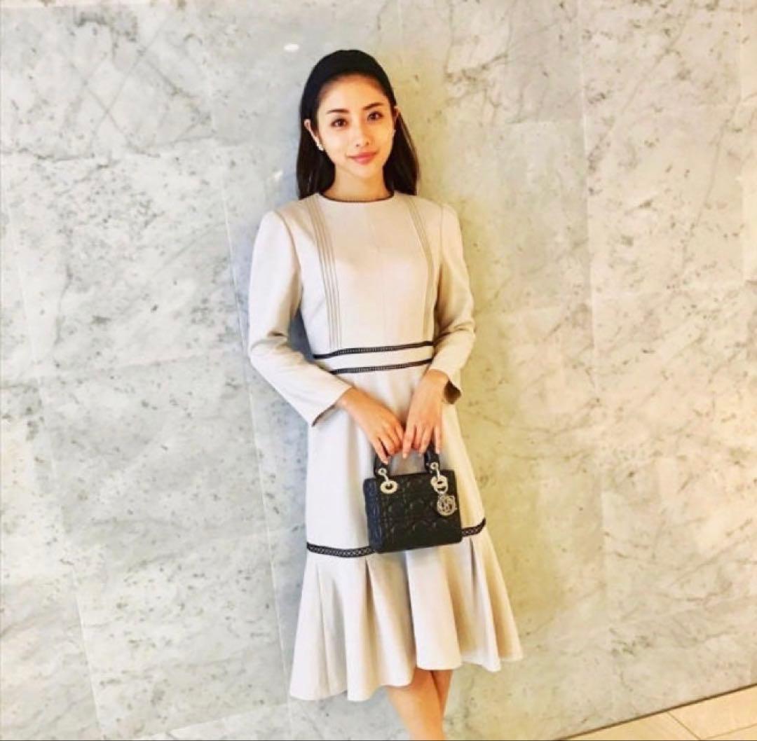 セルフォードcelfordレース切り替えワンピース石原さとみフォーマル式佳子様